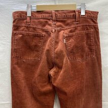 リーバイス Levi's 519-1584 Corduroy Pants コーデュロイ カラーパンツ 70's 1977年製 刻印10 42TALON W33 L33 パンツ パンツ_画像5