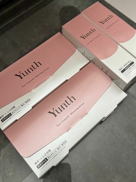 新品 ユンス 生ビタミンC 美容液 ナノバブル化粧水 各2個 4個セット Yunth