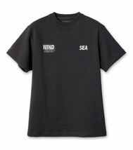 M WIND AND SEA WDS-ES TECH S/S TEE BLACK Tシャツ t ウィンダンシー テック fleece スウェット パーカー トレーナー ブラック 黒 白 半袖_画像1