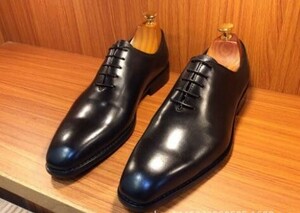 26.5cm 本革 高品質 ビジネスシューズ 内羽根 ドレス 高級紳士靴
