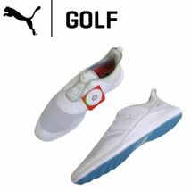 特大30cm 新品タグ付 履き心地抜群 PUMA GOLF IGNITE ボア ゴルフシューズ ゴルフスパイク メンズ プーマ ゴルフウェア イグナイト 240297_画像1