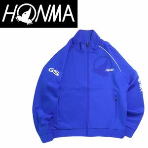 特大2XL 未使用級 近年新作 HONMA GOLF ソフトシェル ストレッチ トラック ジャケット ジャージ メンズ ホンマ 本間 ゴルフウェア 2402164