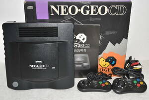 25Mdd 【中古品】 SNK NEO GEO CD トップローディングタイプ ネオジオCD ゲーム機 本体 コントローラー ジャンク