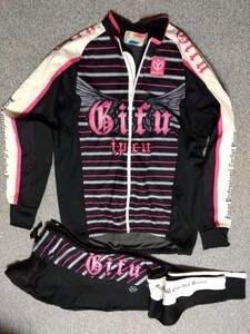  Gifu bicycle race * cycle jersey top and bottom set free shipping 