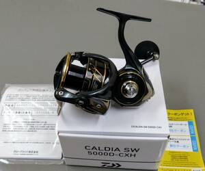 Daiwa カルディアSW 5000D-CXH　SW スピニングリール、タイラバ、ジギング、マダイ、青物、シーバス、箱付き、説明書有り