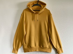 UNIQLO★ユニクロ◇スウェットプルパーカ (長袖) [341-419501] M イエロー 美品 ＊メンズ パーカー