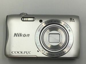 34657 【動作品】 Nikon ニコン COOLPIX S3700 コンパクトデジタルカメラ バッテリー付属 