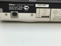 31997 【動作品】 Nikon ニコン COOLPIX S6200 コンパクトデジタルカメラ バッテリー付属 _画像9