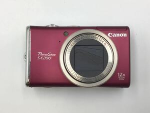 00505 【動作品】 Canon キヤノン PowerShot SX200 IS コンパクトデジタルカメラ バッテリー付属