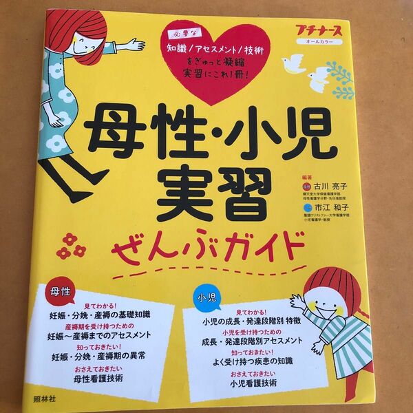 母性・小児実習ぜんぶガイド　基礎知識　アセスメント　異常・疾患　技術 （プチナース） 古川亮子／編著　市江和子／編著