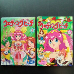 小学館のテレビ絵本 ウェディングピーチ 2.ピーチ・リリィ・デイジーのひみつ 6.イグニスとのたたかい 2冊セット【b29】