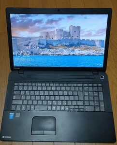 大画面17インチ東芝Dynabook corei5 SSD512GB メモリー 16GB Win10Home 