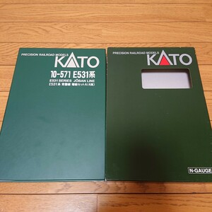 KATO Nゲージ ブックケース 車両ケース 10-571 E531系常磐線増結セットA4両セットのもの【まとめて大量出品中】