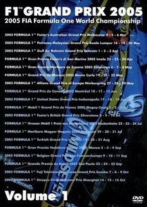 Ｆ１グランプリ　２００５　ＶＯＬ．１　Ｒｄ．１～Ｒｄ．７／（モータースポーツ）