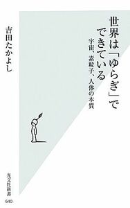 世界は「ゆらぎ」でできている 宇宙、素粒子、人体の本質 光文社新書／吉田たかよし【著】