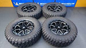 o!ジープ ラングラー(JK/JL) MLJ エクストリームJ 17×7.5J+40 BFグッドリッチ 255/75R17 マッドテレーン KM2 MT/AT/オールテレーン/KO2