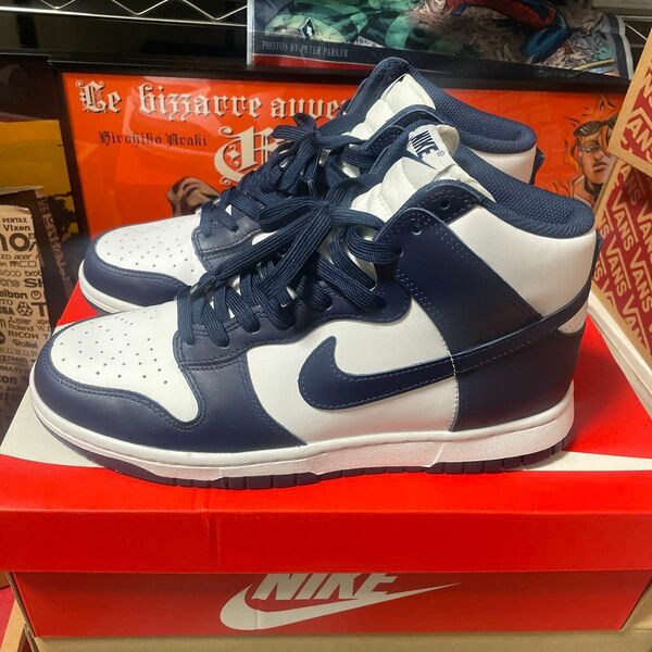 Nike Dunk High Championship Navy ナイキ ダンク ハイ チャンピオンシップ ネイビー カレッジ