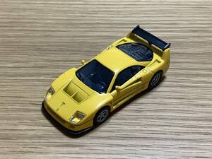 絶版kyosho 京商 フェラーリ F40 コンペティオーネ 黄 1/64 京商 F1レースコレクションダイキャスト合金 中国製