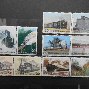 ☆昭和49年（1974年）～昭和50年（1975年）未使用切手 SLシリーズ  第1集～第5集の画像1