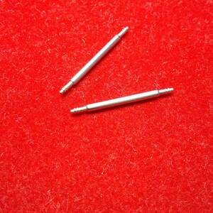 送料63円 即決・新品★バネ棒 18mm 径1.5mm 2本セット★ばね棒 2本組 腕時計バンド交換用 ステンレス製