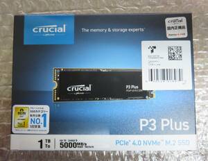 ◎新品 Crucial P3 Plus PCle 4.0 NVMe 2280 M.2 SSD 1TB CT1000P3PSSD8JP