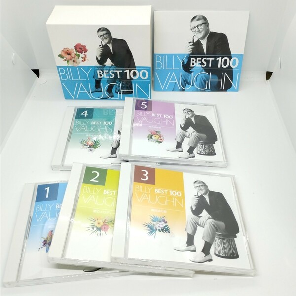 送料無料 Billy Vaughn Best 100 / ビリーヴォーン　ベスト100 / 5枚組BOX SHM-CD