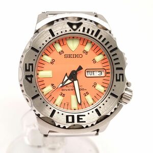 SEIKO 7S26-0350 セイコー ダイバーズ ステンレススチール オレンジモンスター 腕時計◆3101/西伊場店