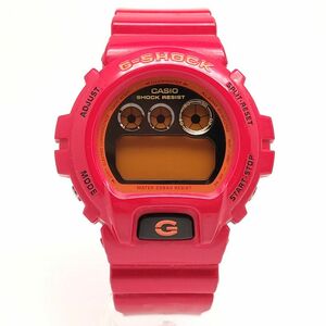 【ジャンク】 CASIO DW-6900CB-4JF G-SHOCK レッド クレイジーカラーズ カシオ Gショック 腕時計◆3101/西伊場店