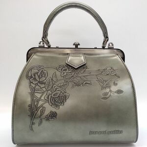 Jean Paul GAULTIER ショルダーバッグ シルバー ジャンポールゴルチエ◆3101/西伊場店