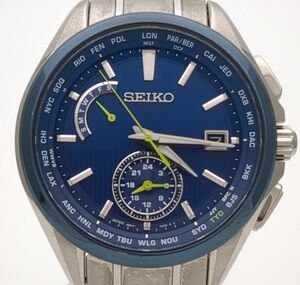 セイコー　ブライツ　SAGA299　8B63-0AV0　ソーラー充電　チタン　ネイビー　メンズ　腕時計　SEIKO　◆3111/藤枝インター店