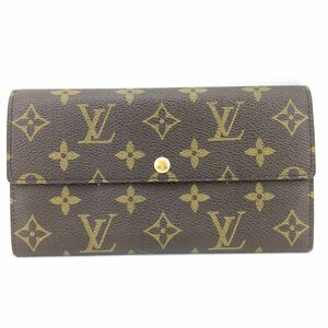 ルイヴィトン　長財布　ポルトモネクレディ　モノグラム　M61725　LOUIS VUITTON　中古　◆3111/藤枝インター店