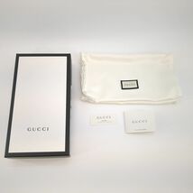 グッチ ラウンドファスナー ビー・スター ブラック 495062 箱・布袋付 GUCCI メンズ 男性用財布　ハチ　ウォレット ◆3107/SBS通り店_画像10