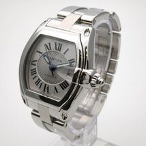 OH済　カルティエ　ロードスター　W62000V3　自動巻　SS　グレイ　メンズ　腕時計　Cartier　◆3111/藤枝インター店_画像2