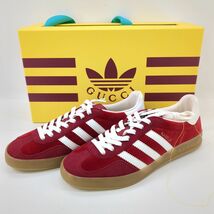 グッチｘアディダス　スウェードスニーカー 　ガゼル　SIZE 26cm 程度S HQ8853　GUCCI×adidas GAZELLE　中古 ◆3104/磐田店_画像1