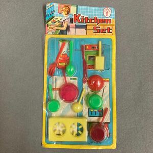 昭和レトロ ミニミニキッチンセット 1970年代 当時物 レトロポップ ファンシー おままごと 駄菓子屋