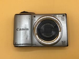 44535 【動作品】Canon キヤノン PowerShot A810 コンパクトデジタルカメラ 電池式