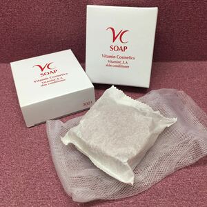 SU■未使用■ Vitamim Cosmetics ビタミンコスメティクス VC石鹸 まとめて 2点 セット 泡立てネット付き 60g VCソープ ビタミン洗顔