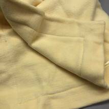 H■未使用■ MARIO VALENTINO マリオ バレンチノ ヘムレス 綿毛布 2P MV10221 2色組 セット 140×200cm シングル 黄色 緑色 毛布 寝具 _画像4