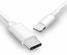 USB C LIGHTNING CABLE 6FT Cyclingkit高速iPhone充電ケーブル、ライトニングケーブル 6FT_画像2