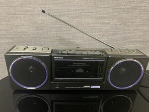 『中古品』ラジカセ 昭和レトロ National ナショナル　RX-F80-2 ビンテージ