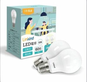 早い者勝ち LED電球4.2W形相当 昼光色 ボール電球 長寿命　省エネ　2個セット