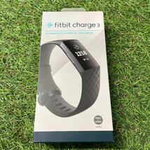 NE102-A68 fitbit FB410GMBK-CJK Fitbit Charge3 フィットネストラッカー L/Sサイズ 未開封 動作未確認 未使用 長期保管品 アクセサリ_画像1