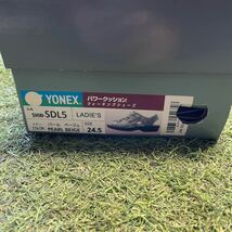 NY011 R YONEX ヨネックス SHW-SDL5 24.5cm レディース パワークッション ウォーキングシューズ サンダル 汚れ有り 未使用 展示品 靴_画像7