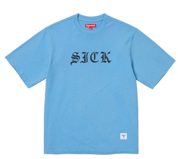 定価以下 24ss 国内正規品 L supreme sick s/s Top tee Tシャツ　シュプリーム ブルー