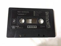 ＜難あり＞ RED WARRIORS レッド・ウォーリアーズ LESSON 1 レッスン1 カセットテープ/ジャンク　_画像5