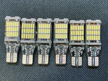 ★T16 T10 LED ホワイト 45SMD 6000Kナンバー灯 直視厳禁 6個_画像2