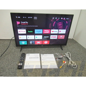 32V型【中古】TCL 2021年製 液晶テレビ 画面小傷あり【送料無料】B-CASカード付【32S5200A】S5200シリーズ