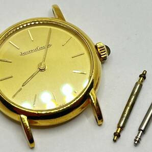 【稼動品】ジャガー・ルクルト JAEGER-LECOULTRE 19201 21 腕時計 YG 手巻き ゴールド レディース 中古 266の画像1