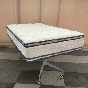 中古 セミダブル マットレス SW-RE33 ホワイト ベッド ベッドマット 快眠 高品質
