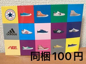 スニーカー　シール　ステッカー　converse adidas VANS